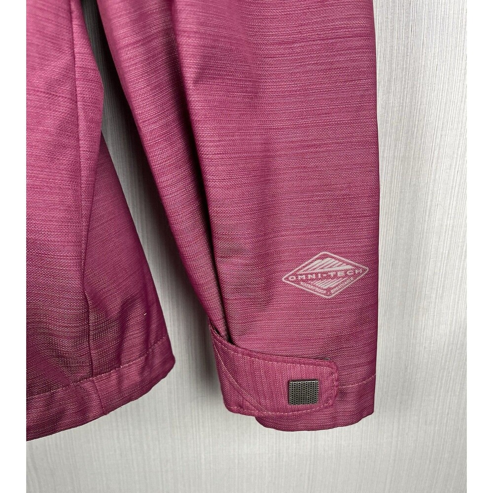Columbia Interchange Omni-Tech‎ Hooded Jacket Magenta Womens L - Picture 4 of 12